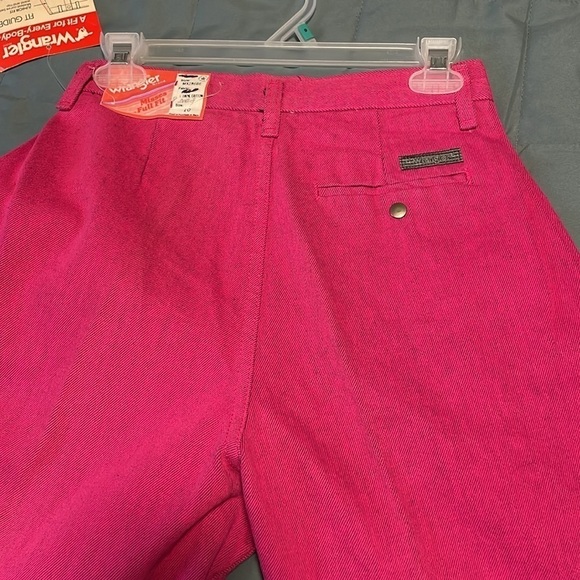 VTG Wrangler Jeans 26” Deadstock 80s Waist Mom Western Hot Pink Eclectic Max - Picture 16 of 16